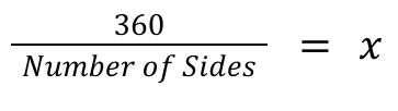 number of sides solve for x