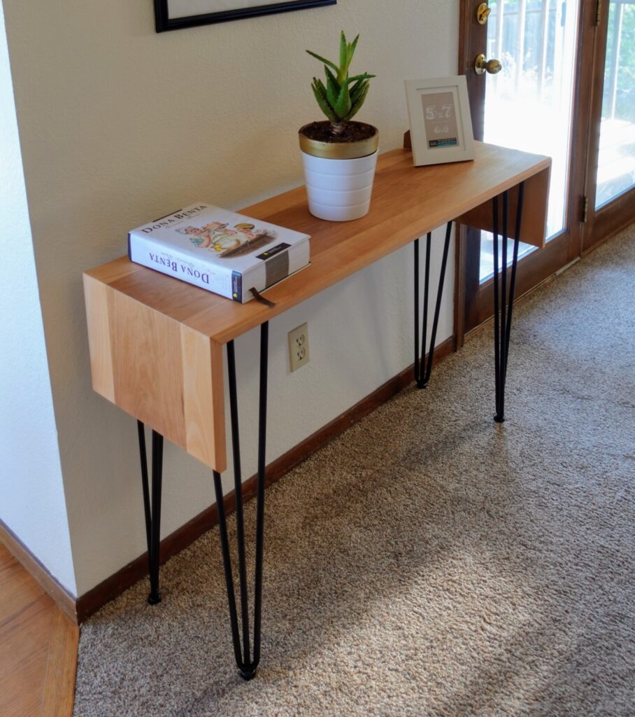 Finished Side Board Table